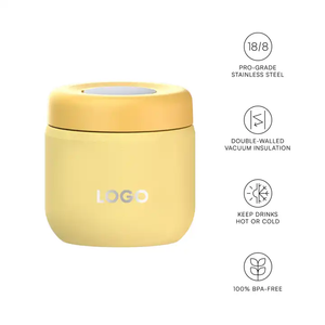 Leak-proof Vacuum <strong>Insulated</strong> <strong>Food</strong> Jar 16 oz Stainless Steel Naturally BPA-free <strong>Container</strong> <strong>Keeps</strong> <strong>Food</strong> <strong>Hot</strong> or Cold for 12 Hours - Product Image 2