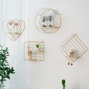 Demir duvar rafı organizatör tutucu Modern oturma odası dekor raflar Metal duvar ekranı raflar yüzer Metal depolama raf - Product Image 4