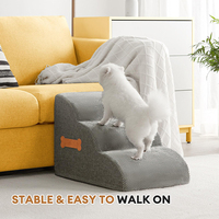 Rampe d'escalier pliable et portable en mousse imprimée, durable, pour lit de voiture, chaise haute, pour petits chiens et chats