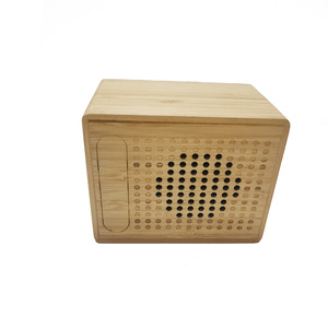Caja de Música de Bambú Ward, Color Marrón Oscuro, Modelo WD0113, Estilo Natural - Product Image 2