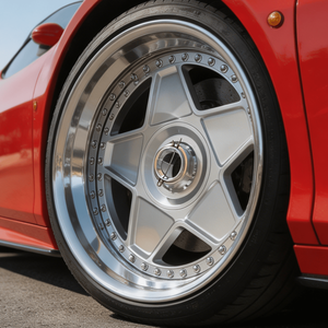 Jantes forgées Bku en 3 parties 5x108 pour <span class=keywords><strong>Ferrari</strong></span> 575M <span class=keywords><strong>Maranello</strong></span> 360 Modena F355 Testarossa 18 19 pouces, style classique F40, jantes en alliage - Product Image 1