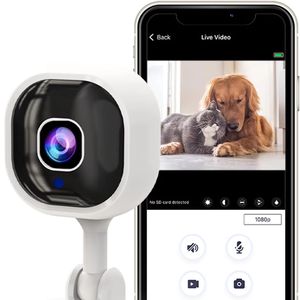 กล้องวงจรปิดภายในบ้าน ความละเอียด 1080P HD WiFi IP65 กันน้ำ กล้องอัจฉริยะ <span class=keywords><strong>เสียง</strong></span> 2 ทาง มองเห็นในเวลากลางคืน ตรวจจับความเคลื่อนไหว บันทึกข้อมูลบนคลาวด์ - Product Image 2