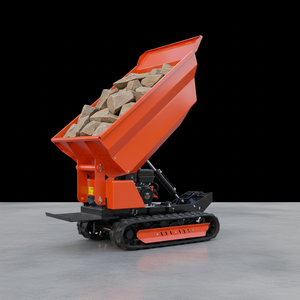 Minidumper de orugas barato en oferta con envío gratis EPA CE EUR5, camión pequeño hidráulico de 300 kg de carga para terrenos de jardín - Product Image 1