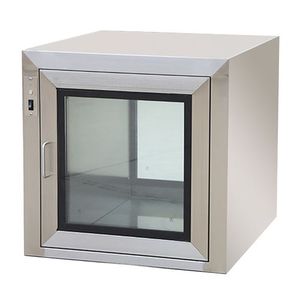 Ventanas de Transferencia de Doble Puerta con Cierre Interbloqueado de Aleación de Aluminio y Acero Inoxidable, Insonorizadas y Esterilizadas, con Vidrio Templado para Alimentos - Product Image 1
