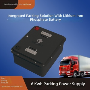 Baterai Parkir Daya Tinggi Lezet 4000W 6kWh 4000-Cycle Deep Cycle -30 50 Suhu Lebar LiFePO4 untuk RV Truk dan Kehidupan Luar Ruangan - Product Image 1
