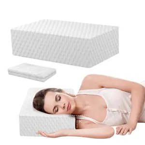 목과 어깨 통증을 위한 공장 OEM 큐브 메모리 폼 베개, 사이드 슬리퍼를 위한 아이스 큐브 냉각 베개