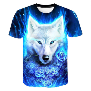 <span class=keywords><strong>T</strong></span>-<span class=keywords><strong>shirt</strong></span> à séchage rapide pour homme, imprimé, <span class=keywords><strong>personnalisé</strong></span>, loup, 3D, XXS-<span class=keywords><strong>6XL</strong></span> - Product Image 5