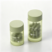 Flacon en verre Keyo 50ml 100ml pour capsules blanchissantes, vitamines, soins capillaires et cutanés, pot haut de gamme hermétique pour pilules