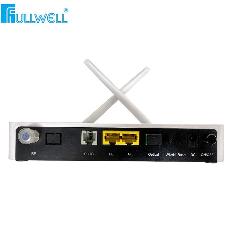 Internet Instrument Net Lien Ac 1GE + 1FE + WIFI + CATV Gpon Routeur E Pon Onu Avec Voip