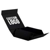 Caja Magnética Plegable de Lujo Personalizada, Caja de Regalo Rígida para Cosméticos, Bodas, con Grabado en Relieve, Hecha a Mano