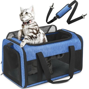 Foldable Lightweight <b>Pet</b> <b>Carrier</b> - Breathable Car-Ready Airline Tote for Cats & Dogs - Product Image 6