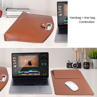 Sac à main pour ordinateur portable en polyester avec logo personnalisé pour ordinateur de 13 à 14 pouces, sac de bureau fin pour affaires, étui intérieur imperméable