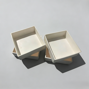 Creuset de fusion carré en céramique d'alumine résistant aux hautes températures pour la fonderie de l'acier et les pièces en céramique fondues - Product Image 4