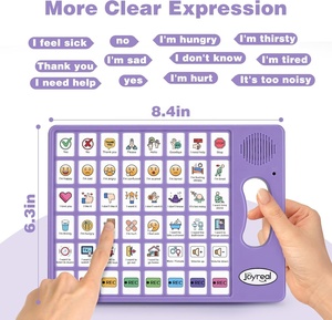 Dispositivo AAC per Autismo, Strumenti di Comunicazione Non Verbal per Terapia del Linguaggio e Riabilitazione da Ictus, Tablet di Comunicazione per Bambini - Product Image 3