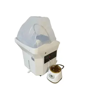 Tazón de fregadero de champú blanco portátil para lavado de cabello profesional con terapia de circulación de agua de cabeza de spa y almacenamiento de agua de 60L