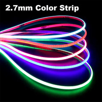 2,7 mm Superslim COB LED Streifenlicht 480 LEDs/m, Flexibles Lineares Licht für Raumdekoration, Computer, Auto, 5V 12V Banddiode