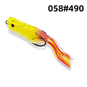 Señuelo <span class=keywords><strong>de</strong></span> pesca <span class=keywords><strong>de</strong></span> rana suave <span class=keywords><strong>de</strong></span> <span class=keywords><strong>goma</strong></span> <span class=keywords><strong>de</strong></span> PVC <span class=keywords><strong>de</strong></span> 65mm y 15g, cebo artificial para nadar, señuelo <span class=keywords><strong>de</strong></span> silicona <span class=keywords><strong>de</strong></span> rana biónica Topwater - Product Image 6