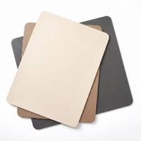 Set de table rectangulaire en cuir PU, résistant à la chaleur, imperméable et anti-taches, style nordique, pour restaurant, hôtel, salle à manger