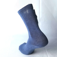 Chaussettes décontractées pour hommes avec logo personnalisé, tricotées, écologiques, antidérapantes, respirantes, à séchage rapide, en coton, style mi-mollet, OEM, vente en gros