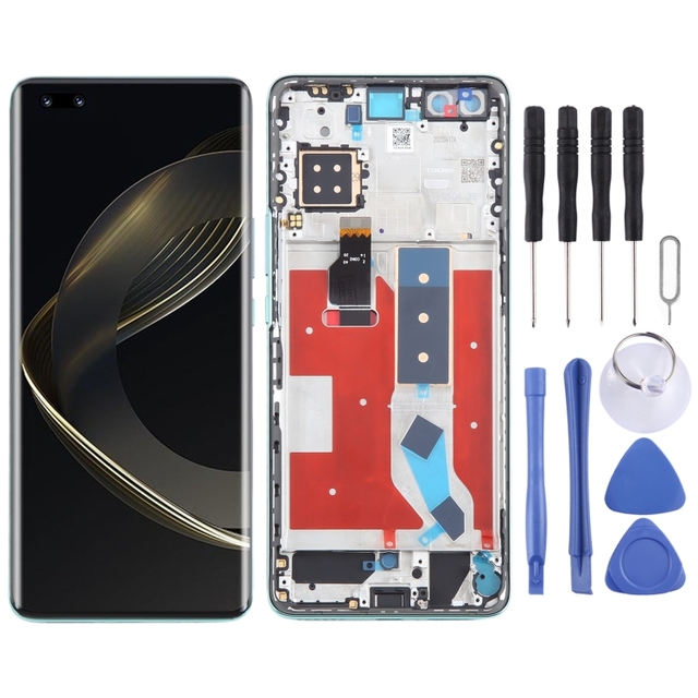 For Huawei Nova 11 Pro Original LCD Screen Digitizer Full Assembly with Frame (Green,gold, Silver, Black)