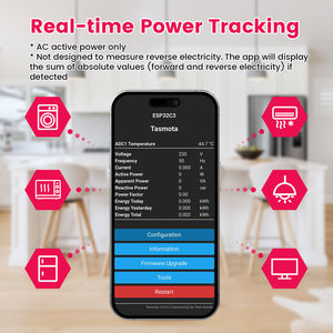 Module WiFi intelligent TASMOTA <span class=keywords><strong>ESP32</strong></span> <span class=keywords><strong>Tuya</strong></span> pour la maison connectée, accessoire d'énergie intelligent TO-Q-SA1--2P-TASMOTA, fonctionne avec le disjoncteur intelligent Mini Circuit Breaker Smart Life - Product Image 4