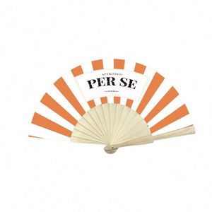 Precio de fábrica Abanico de mano de madera tallada a medida, de bambú verde holandés español, de corcho español y de tela de corteza - Product Image 6