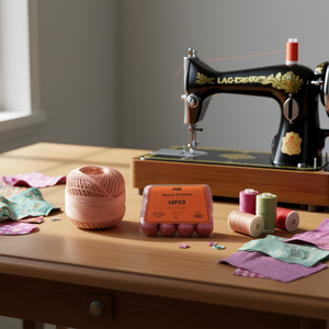 Filo di Cotone Ilan N12 Cor 25, Set di 12 Fili da Cucito - Product Image 2