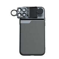 20X Macro + 180 °   Funda para Teléfono con Lente Ojo de Pez + Teleobjetivo para Retratos + Filtro CPL para iPhone 16/15/14 Pro Max con Cubierta Desmontable