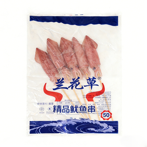 Bolsa Sellada por Tres Lados Personalizada y Confiable para Mariscos Congelados en Brocheta, Empaque Transparente de Alta Barrera, Suministro Directo de Fábrica - Product Image 1