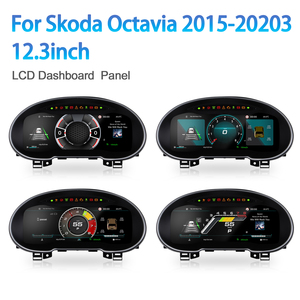 หน้าปัดดิจิตอล LCD ระบบ Linux สำหรับรถยนต์ Skoda ปี 2015-2020 ยี่ห้อ Navihua พร้อมระบบ Carplay และมาตรวัดความเร็วอัตโนมัติ - Product Image 3