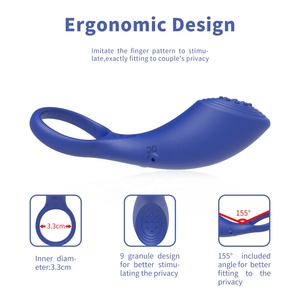 Artículos exclusivos personalizados al por mayor, superventas, juguete sexual, anillo para pene, anillo vibrador para pene para hombres - Product Image 4