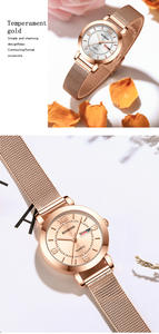 Montre en or montre pour femme bracelet créatif en acier pour femme montre horloge montre mécanique - Product Image 6
