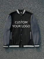 Hochwertige Herren Black Letter men Baseball Jacke Mantel Casual Custom Logos Brand Style Design Baseball Jacken für Herren