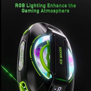 Enfriador de teléfono recargable con semiconductor TEC, radiador móvil RGB de doble uso con clip magnético y de sujeción trasera para transmisión en vivo de juegos - Product Image 4