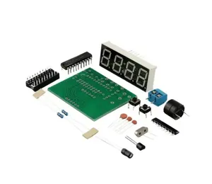 AT89C2051数字4位电子钟电子生产套件DIY套件学习套件