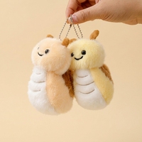 En gros, Mini Adorables Peluches Porte-clés Escargot, Poupées en Peluche Personnalisées, Mascottes de Dessins Animés Douces, Jouets en Peluche pour Cadeau Promotionnel