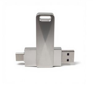 Nouvelle clé USB double port 2.0 USB C et USB A 2-en-1, clé USB <span class=keywords><strong>externe</strong></span> de type C pour <span class=keywords><strong>PC</strong></span>, smartphones - Product Image 2