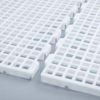 Plancher blanc pour volailles, réglable en hauteur, recommandé, pour équipement d'élevage, avec poutre en fibre de verre