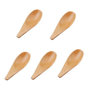 Cucharas de Bambú Hechas a Mano para Condimentos y Café, Cucharitas de Madera para Medir Miel y Alimentos Sólidos para Bebés, Venta al por Mayor - Product Image 5