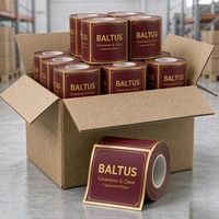 Autocollants personnalisés en feuille d'or avec impression UV et pelliculage mat auto-adhésifs pour flacons de parfum