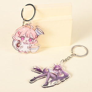 Zheng Han Acrylic <b>Anime</b> <b>Keychain</b> Custom Size Minimalist Style For Cross Border Trade - Product Image 1