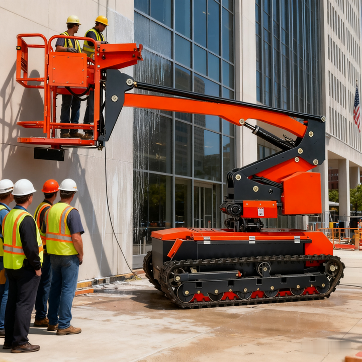 New Condition Cherry Picker Crawler For Boom Lift 18M 20 30 40M Spider ...