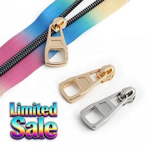 Offre Limitée : Tirettes de <span class=keywords><strong>Fermeture</strong></span> <span class=keywords><strong>Éclair</strong></span> en Nylon avec Tête Métallique Dorée et Logo, Curseurs de <span class=keywords><strong>Fermeture</strong></span> <span class=keywords><strong>Éclair</strong></span> pour Sacs/Vêtements - Product Image 3