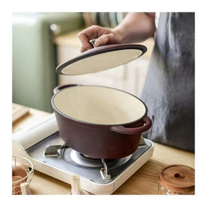 Casseroles ovales en <span class=keywords><strong>fonte</strong></span> d'émail de mode d'approvisionnement d'usine - Product Image 3