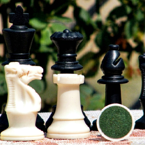 Piezas de Ajedrez de Plástico, Juego de Ajedrez de Plástico de Color Blanco, Juego de Mesa - Product Image 1