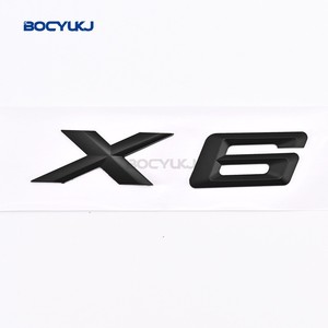 โครเมียมสีเงินเงาสีดำ X1X2X3X4X5X6X7 Z4 GT ABS ตัวเลข ตัวอักษร ตราสัญลักษณ์ สำหรับ BMW ซีรีส์ E63 E64 F06 F12 F13 G32 - Product Image 2