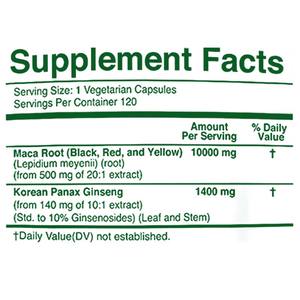 الأصلي عالية الجودة كبسولات جذر ماكا 10000 mg بانكس الجينسنغ كبسولات أسود أحمر أصفر مكمل جذر ماكا - Product Image 3