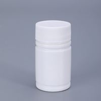 20ml en plastique vide pilule capsule bouteille médecine et vitamine supplément conteneur avec estampage à chaud et bouchon à vis d'étanchéité