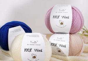 Filato <span class=keywords><strong>Vintage</strong></span> 2026ZP in Lana di Agnello Pettinata Antipilling Fantasia a Quattro Capi per Lavorazione a Maglia - Product Image 3