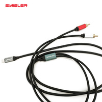 Câble audio USB-C vers RCA 2-en-1 avec prise jack stéréo 3,5 mm et deux sorties RCA, 1m/3m/10m